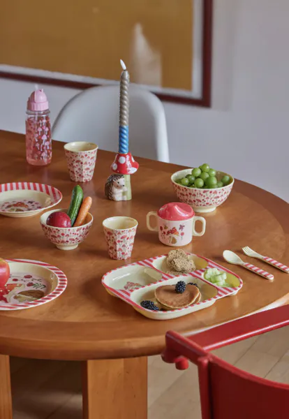 Hovedbilde DYP ASJETT – Rød – Happy Forest Print – ...