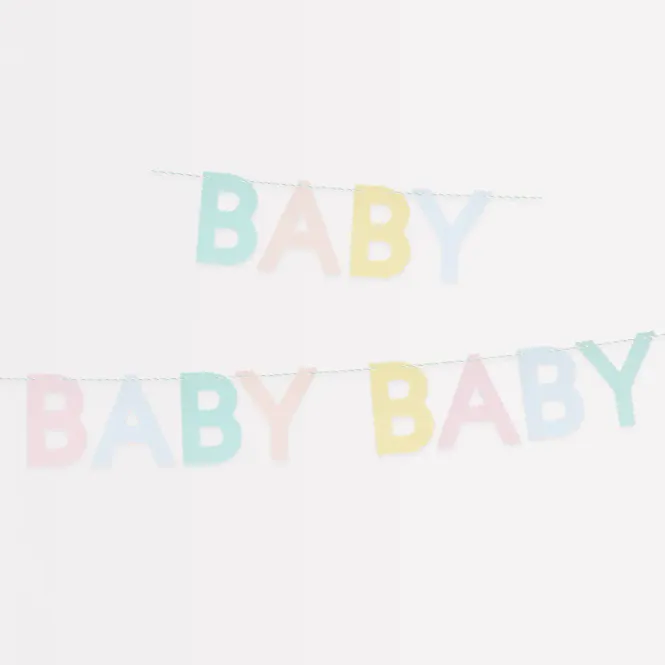 Hovedbilde GIRLANDER – Baby Baby Pastell – Meri Meri