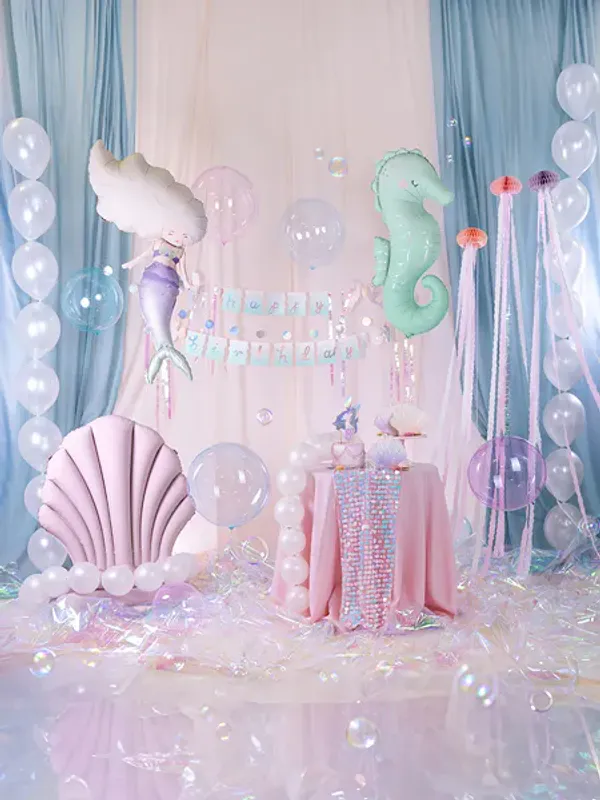 FOLIEBALLONG – Rund transparent – PartyDeco