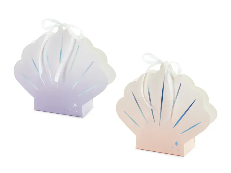 PARTYBOKSER - Skjell - Pastellmix - 4 pk - PartyDeco