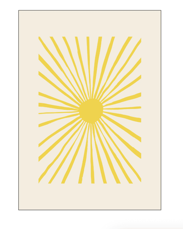 PLAKAT – The Sun – 50 x 70 cm – Affordable Art Prints