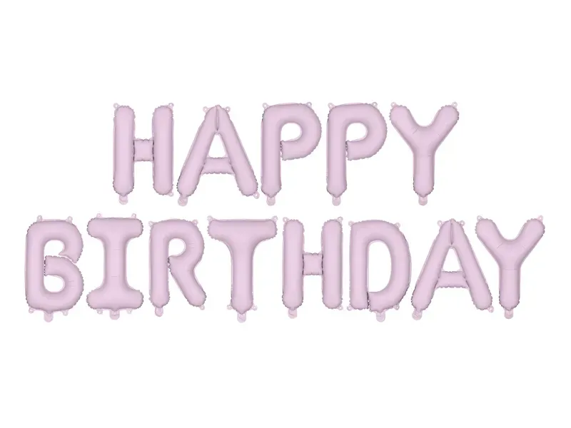 FOLIEBALLONG – Happy Birthday lilla – PartyDeco