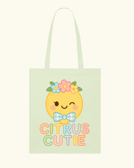 Hovedbilde TOTEBAG – Stem Green – Citrus Cutie – ...