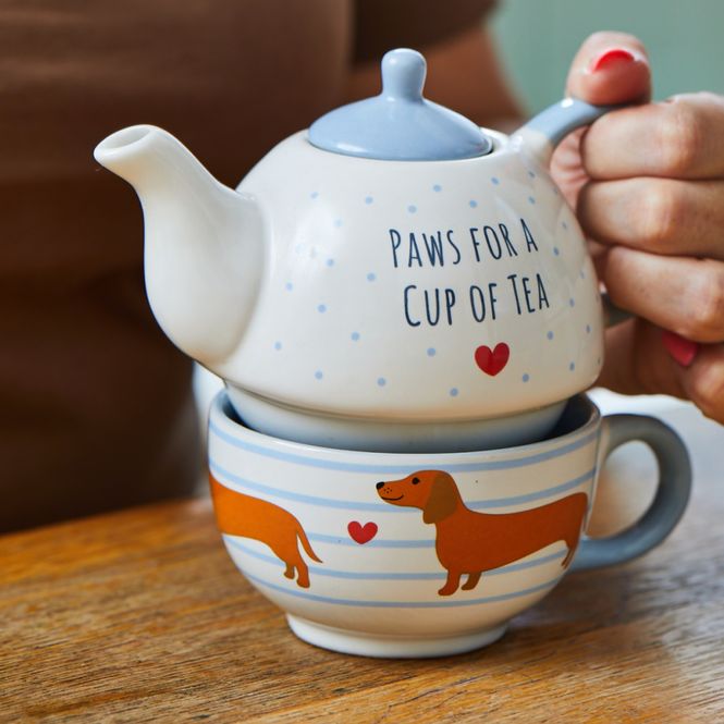 Hovedbilde TEKOPP – Dachshund – Tea for One – Sass & ...