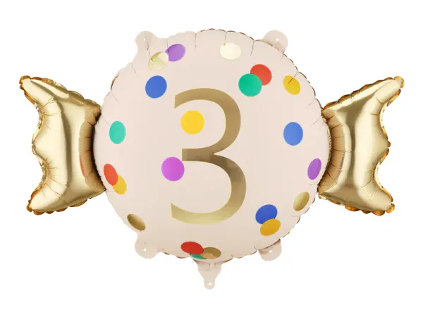 Hovedbilde FOLIEBALLONG – Candy Dots – Tall 3 – ...