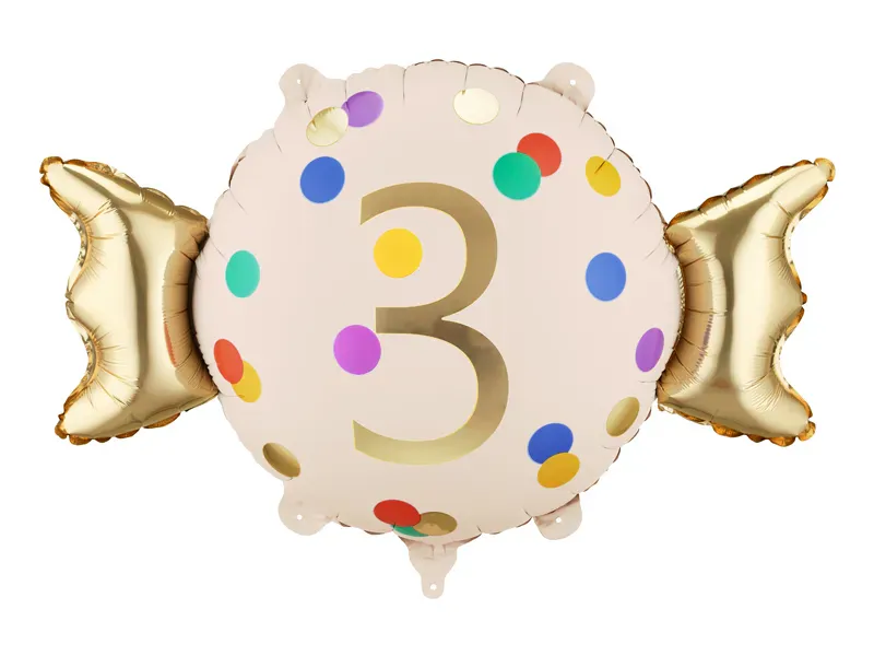FOLIEBALLONG – Candy Dots – Tall 3 – PartyDeco