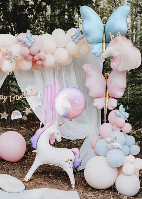 Hovedbilde FOLIEBALLONG – Happy Birthday Enhjørning – ...