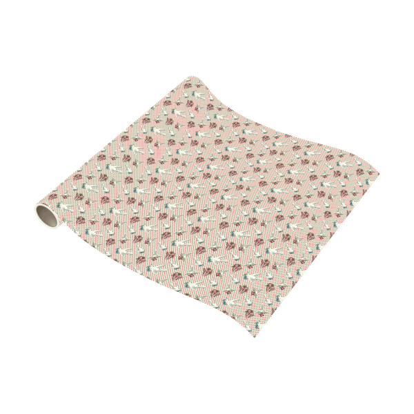 Hovedbilde GAVEPAPIR – Dove Print – 3 m – Rice