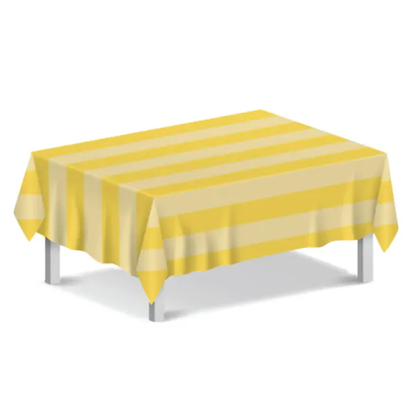 Hovedbilde DUK – Stripete gul XL – Talking Tables