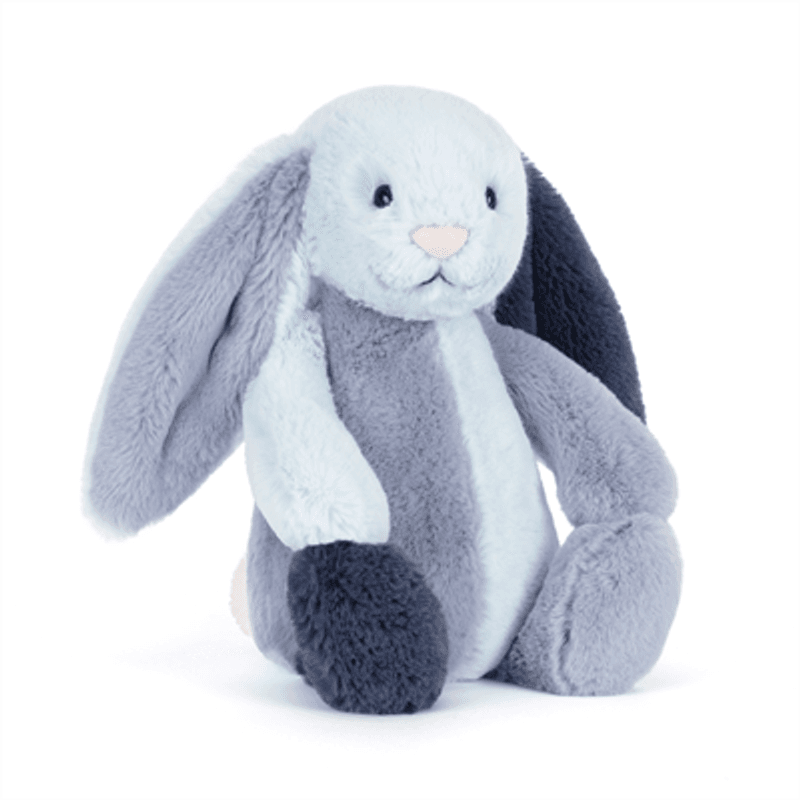 KOSEDYR – Bashful Patchwork Blue  Bunny – Jellycat