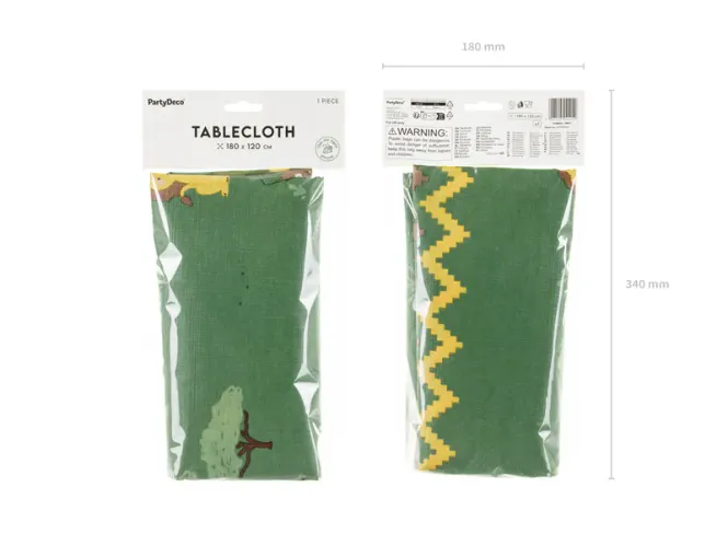 Hovedbilde PAPIRDUK – Safari – PartyDeco