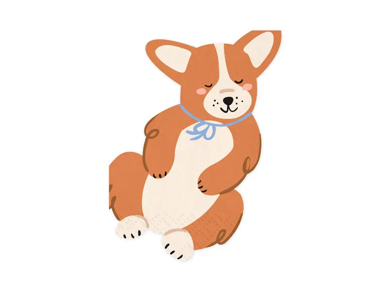 SERVIETTER – Corgi – 12 stk – PartyDeco