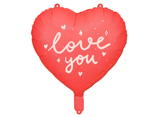 Hovedbilde FOLIEBALLONG – Hjerte I Love You – PartyDeco
