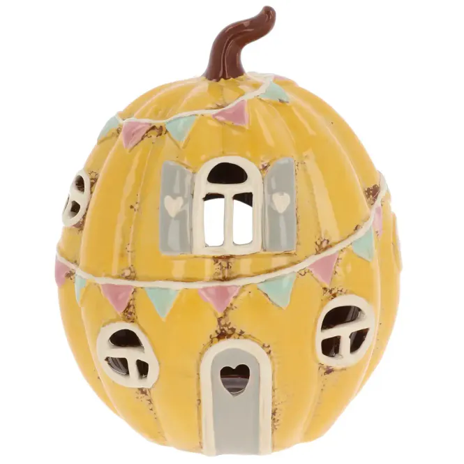 Hovedbilde TELYSHOLDER – Yellow Pumpkin House – Joe Davies