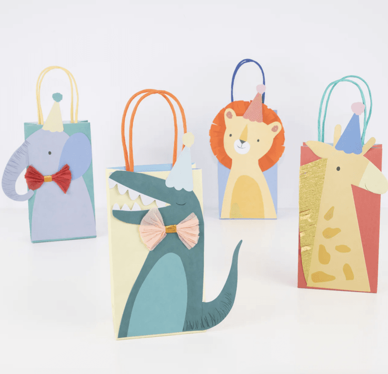PARTYPOSER – Dyreparade – 8-pk – Meri Meri