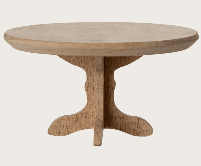 Hovedbilde KAFFEBORD TIL MUS – Ovalt naturtre – Maileg