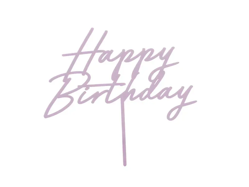 KAKETOPP – Happy Birthday lilla – PartyDeco