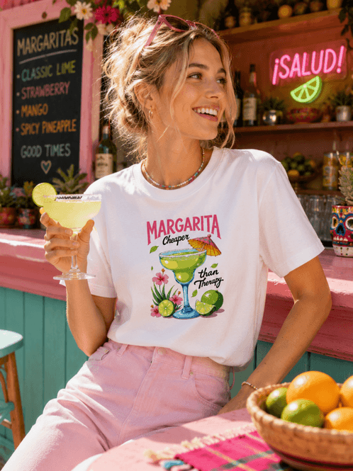 Hovedbilde T-SKJORTE – Margarita – Festligetrykk