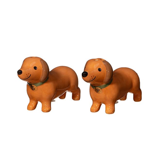 Hovedbilde SALT- OG PEPPERBØSSER – Dachshund – Sass & ...
