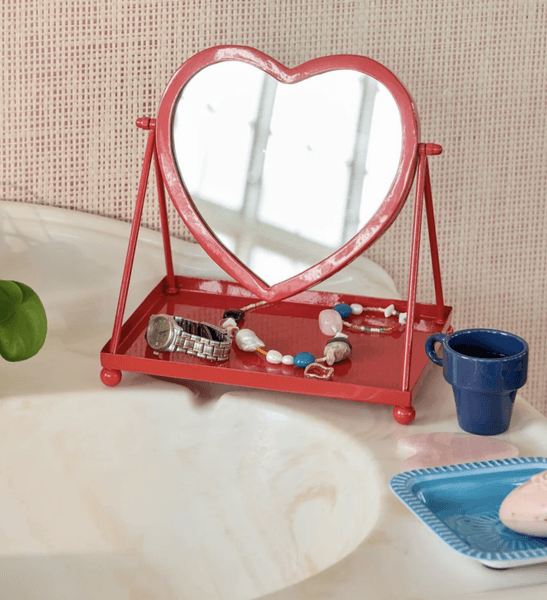 Hovedbilde HJERTESPEIL – Rød – Rice