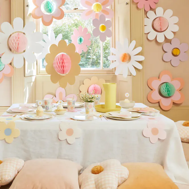 Hovedbilde OPPHENG – Fargerike blomster med honeycomb – ...