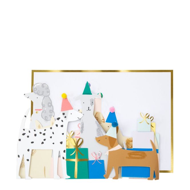 Hovedbilde KORT – Hundebursdag – Meri Meri