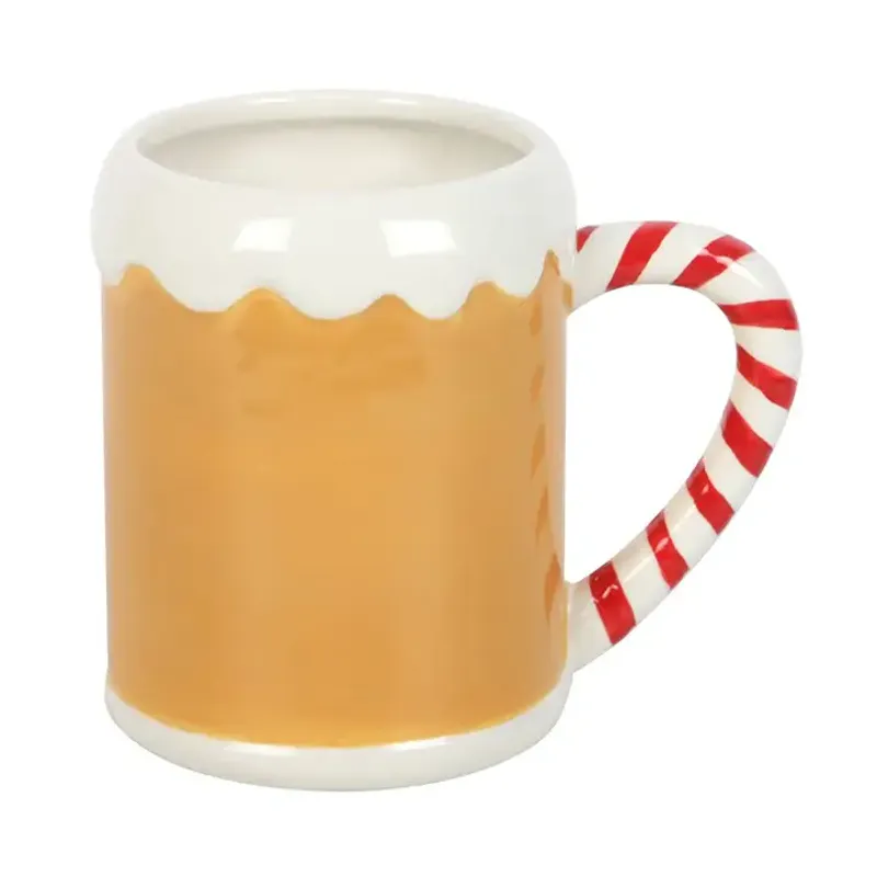 JULEKOPP – Pepperkakehus med candy cane-hank – Something Different
