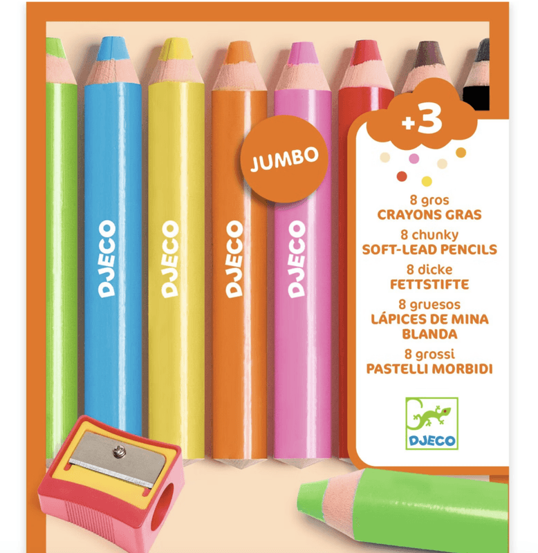 FARGEBLYANTER – Jumbo 8 pk – Djeco