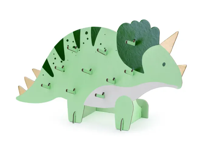 Hovedbilde DONUTSTATIV – Triceratops dinosaur – PartyDeco