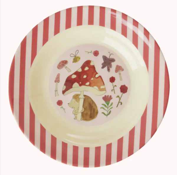 Hovedbilde DYP ASJETT – Rød – Happy Forest Print – ...