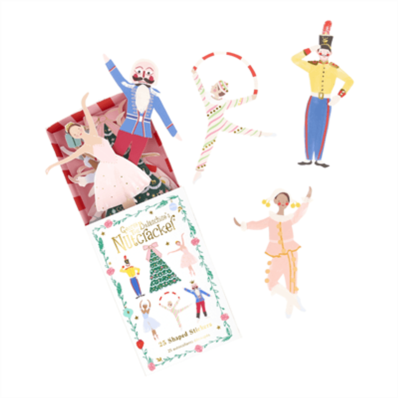 KLISTREMERKER – Nøtteknekkeren – 25 stk. – Meri Meri x New York City Ballet