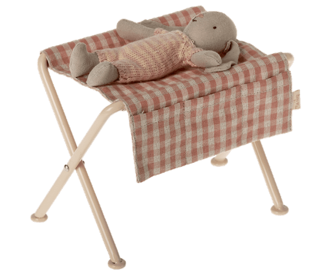 Hovedbilde STELLEBORD TIL KANINENE – Rutete stoff  – ...