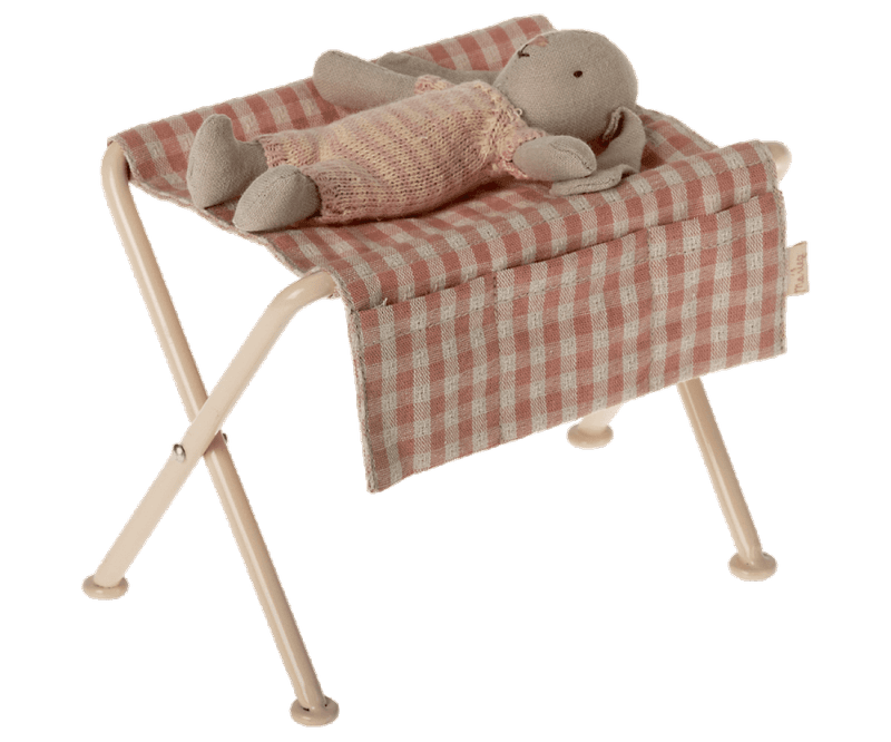 STELLEBORD TIL KANINENE – Rutete stoff  – Maileg