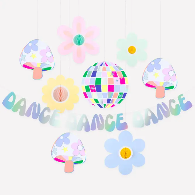 Hovedbilde GIRLANDER – Groovy Dance – Meri Meri