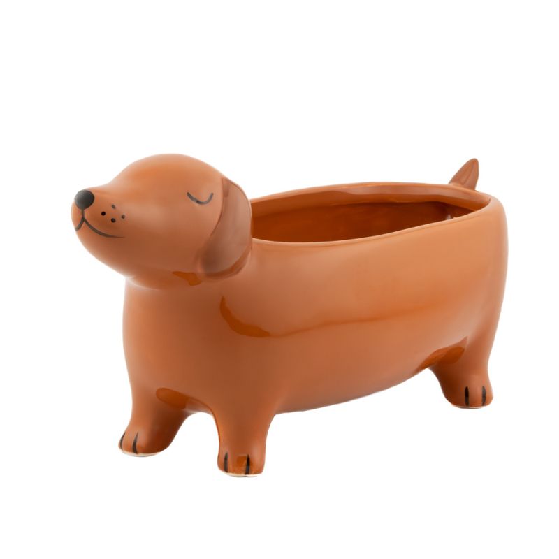BLOMSTERPOTTE – Dachshund – Sass & Belle