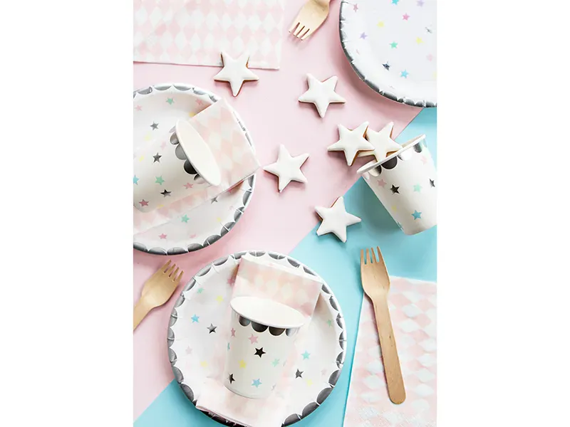 PAPPASJETTER – Stjerner Unicorn – 6 pk – PartyDeco