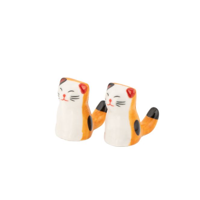 Hovedbilde SPISEPINNEHOLDER – Katt – Sett med 2 – ...