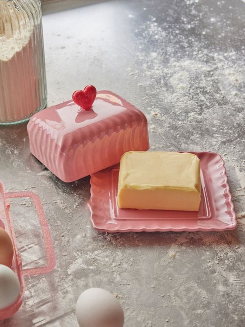 Hovedbilde SMØRBOKS – Rosa med hjerte – Rice