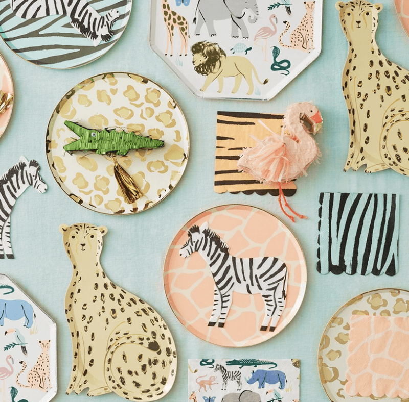 SERVIETTER – Safari Sebra – 20 pk – Meri Meri