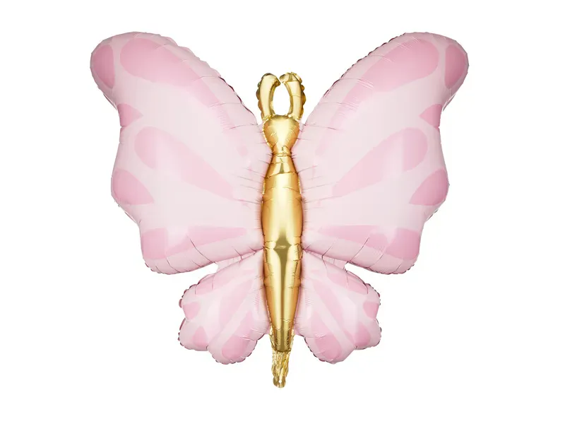 FOLIEBALLONG – Sommerfugl rosa – PartyDeco