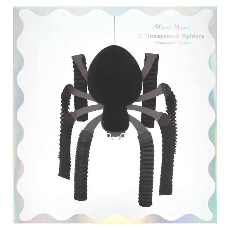 OPPHENG – Honeycomb Edderkopper – 3 stk – Meri Meri
