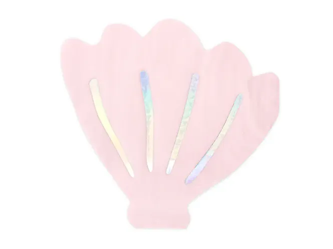 Hovedbilde SERVIETTER - Skjell - Rosa - 20 pk - PartyDeco