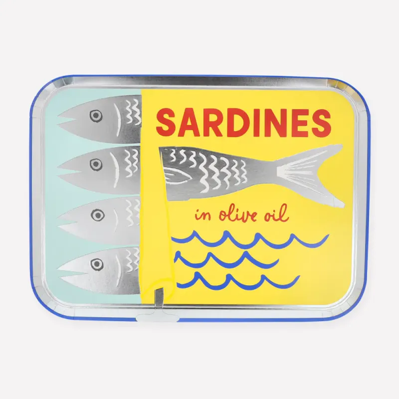 PAPPTALLERKENER – Sardinboks – 8-pk – Meri Meri