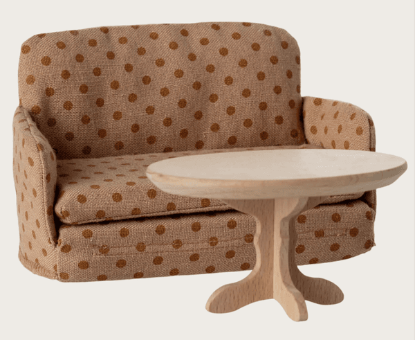 Hovedbilde SOVESOFA TIL MUSENE – Prikkete – Maileg