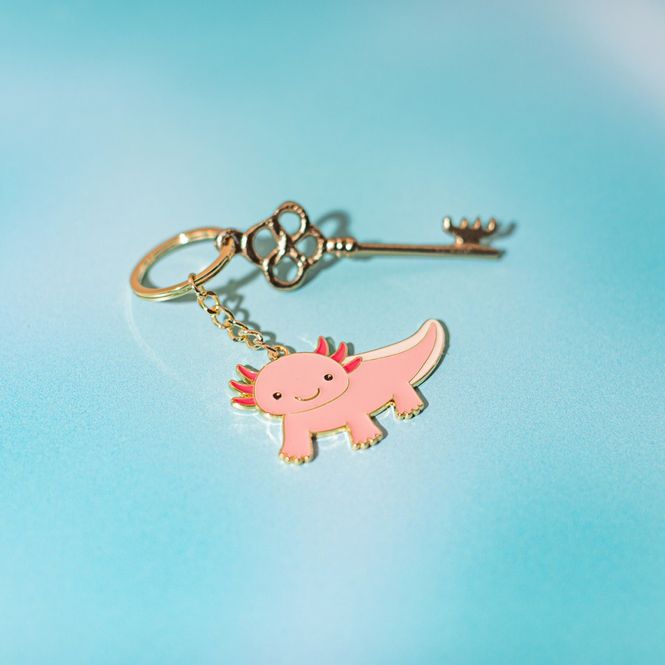 Hovedbilde NØKKELRING – Axolotl – Sass & Belle