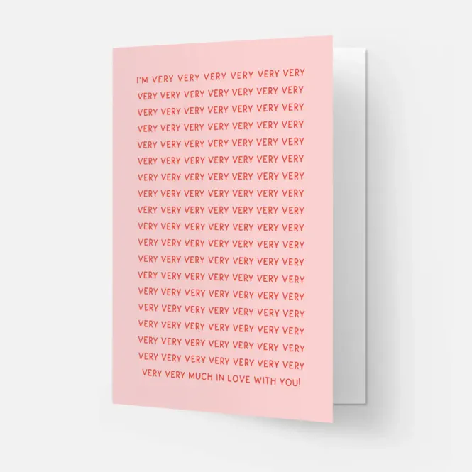 Hovedbilde KORT – Very very much in love with you – Kaart ...