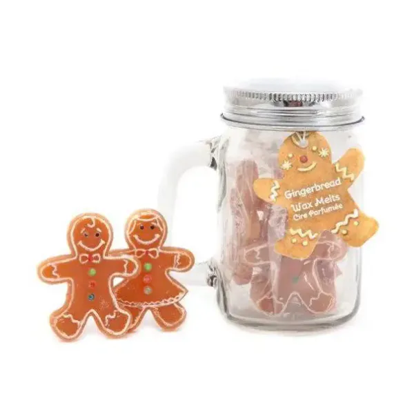 Hovedbilde DUFTVOKS – Pepperkakemenn i glasskrukke – ...